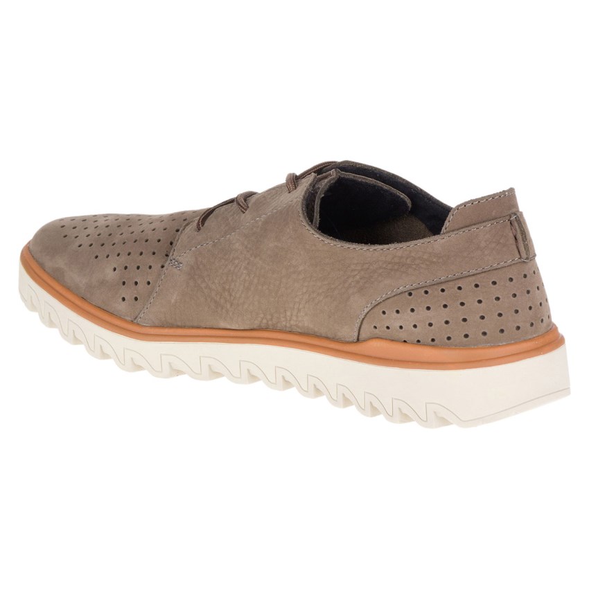 Basket Merrell Downtown Lace Marron Homme | G.M.CZCD